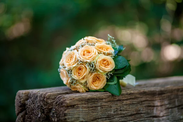 Wedding bouquet of flowers