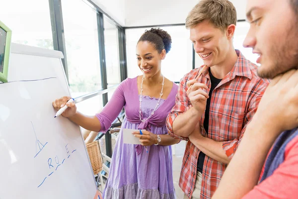 Young office workers or students as a team