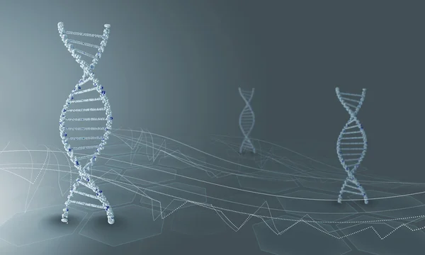 DNA molecule . Concept image