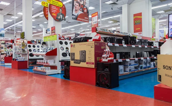 Interior of the electronics shop M-Video