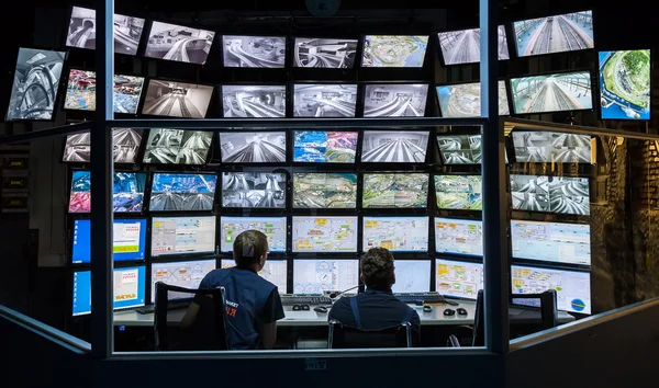 Control room of the attraction Grand Russian layout.