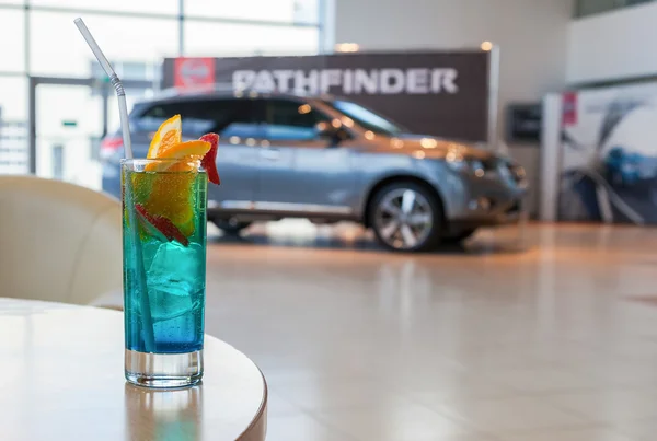 Presentation of the new car Pathfinder in the office of official