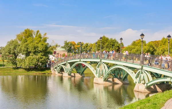 Footbridge in the Tsaritsyno State Museum. Moscow