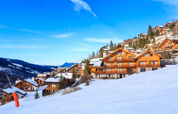 Chalet on the slopes of the valley Meribel. Ski Resort Meribel