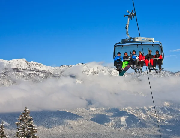 Chairlift. Ski resort Schladming . Austria