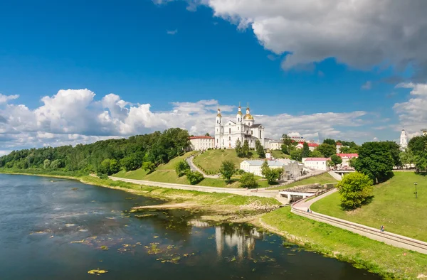 Holy Assumption Cathedral of the Assumption on the hill and the Holy Spirit convent. Vitebsk, Belarus