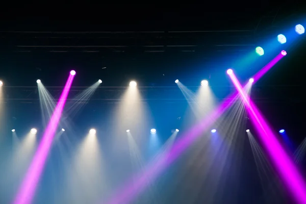 Stage lights on concert.