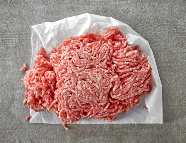 Fresh raw ground meat