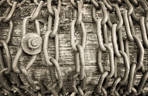 Old metal chain