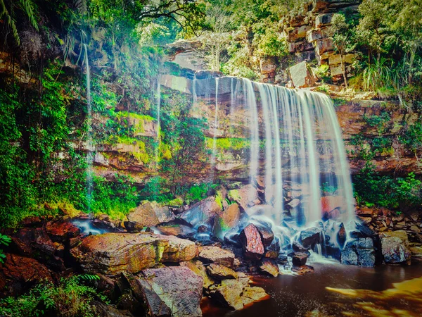 Tropical waterfall in Cambodia