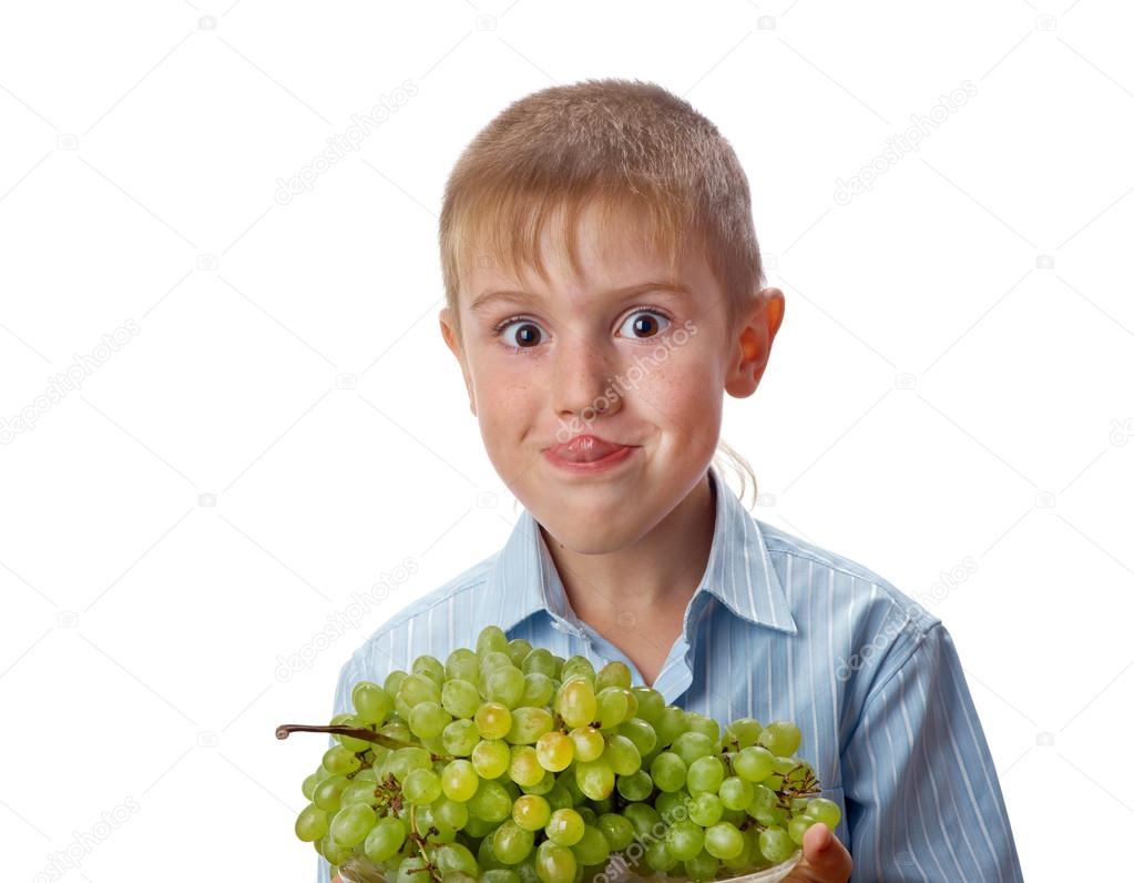 Cool 7 year old boy — Stock Photo © fanfon #53892221