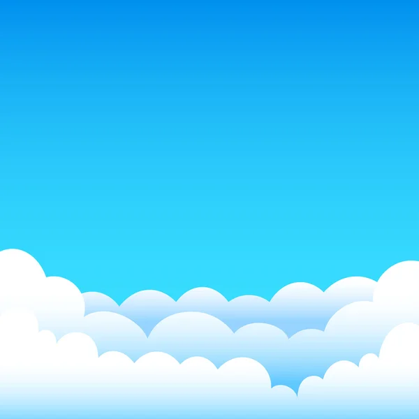Cartoon blue sky