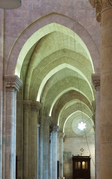 Arches in interior of gothic Cathedral