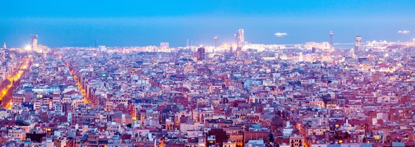 Night  view of city. Barcelona