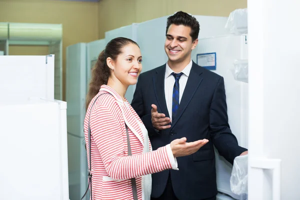 Spouses buying domestic refrigerator