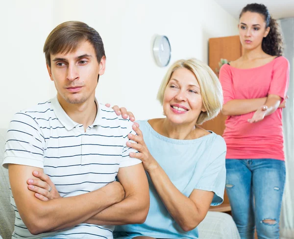 Mother-in-law trying to reconcile  couple