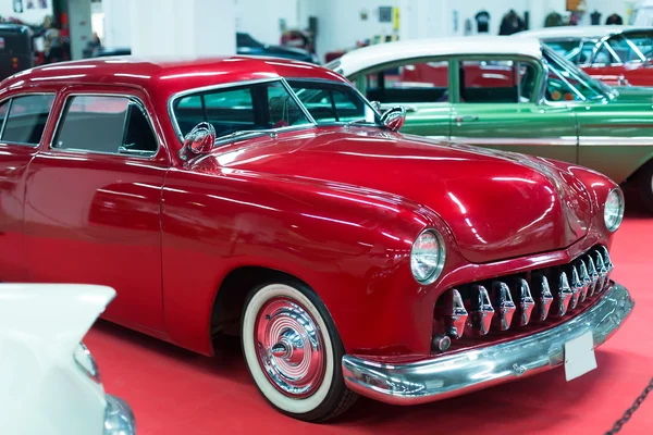 Red luxury vintage  automobile