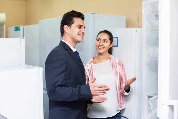 Spouses buying domestic refrigerator