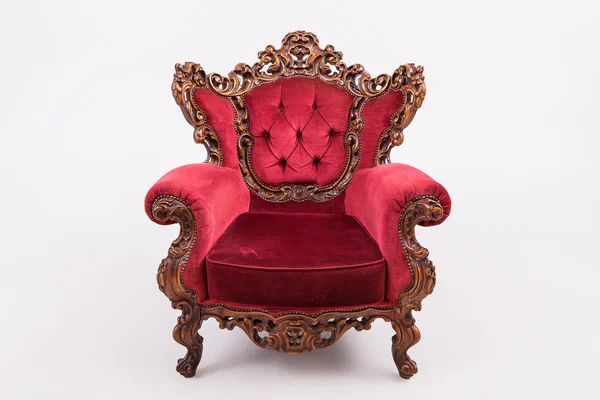 Antique armchair studio shot