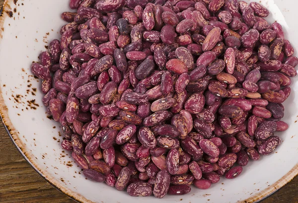 Purple beans in bowl