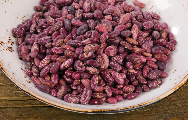 Purple beans in bowl