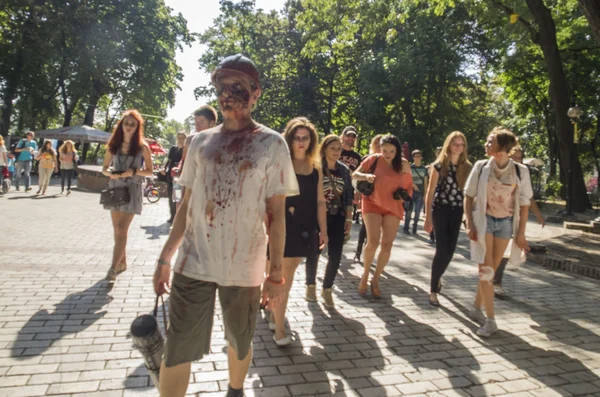 Zombie parade in kyiv