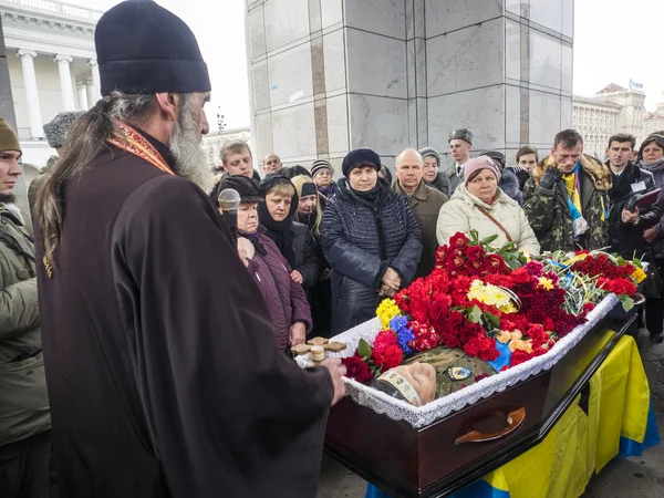 Funeral for Azov battalion soldier