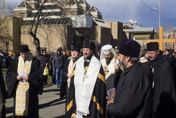 Palm Sunday religious procession in Ukraine