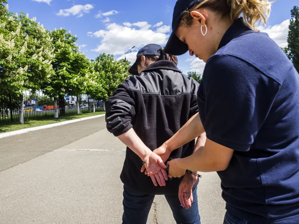 Policemen in the Institute for Police training Ukraine