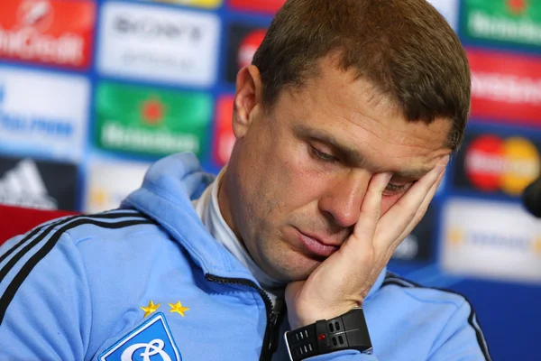 Press-Conference before UEFA Champions League game Dynamo Kyiv v