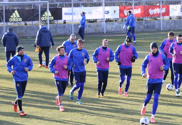 Ukraine - Wales: Pre-match training session in Kyiv, Ukraine