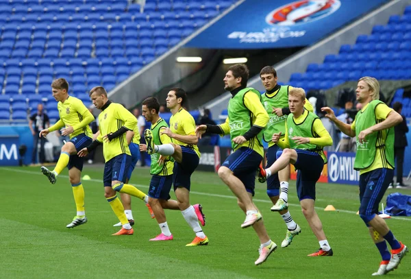 UEFA EURO 2016: Ukraine pre-match training in Lyon