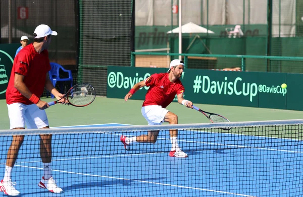 Davis Cup tennis game Ukraine v Austria