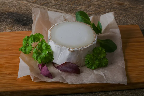 Goat cheese with white mold