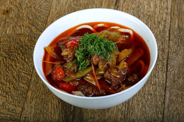 Uzbek noodle soup