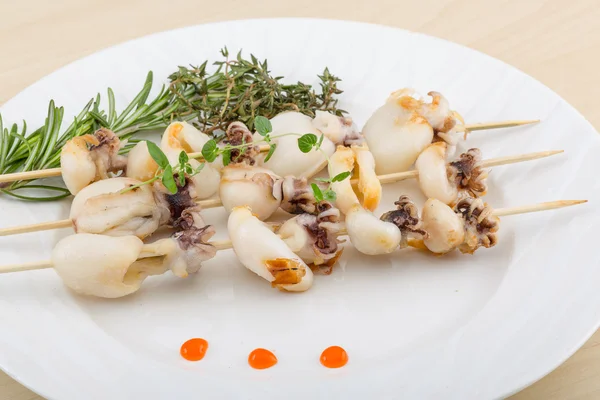 Grilled cuttlefish bbq