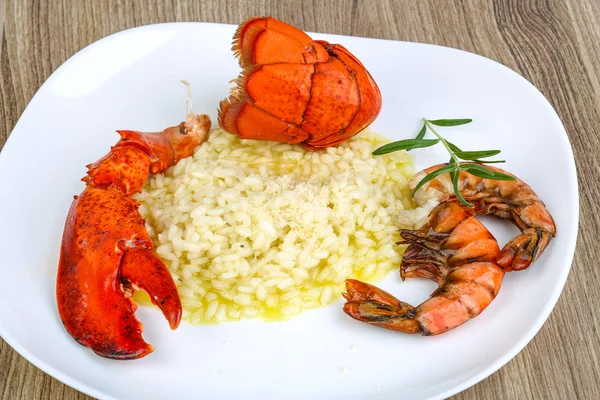 Risotto with lobster