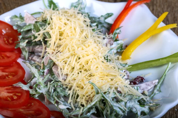 Delicious Salad with beef tongue