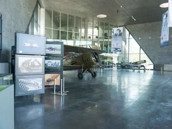 POLAND - JUL, 2015: Exhibition plane in the aviation Museum. Krakow