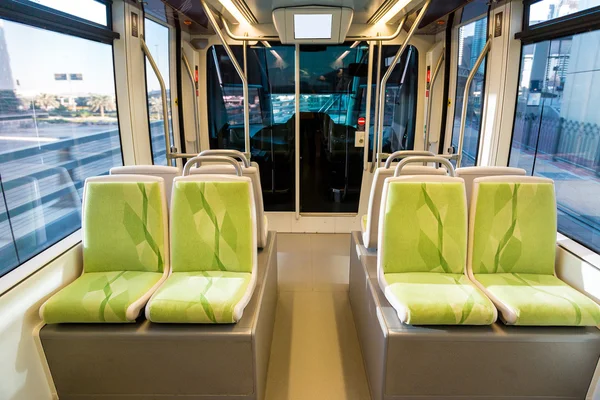 Interior of New modern tram