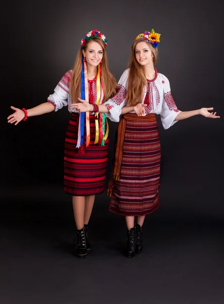 Women in ukrainian clothes