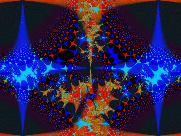 Colorful Fractal Background.