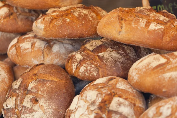 Traditional bread in polish food market