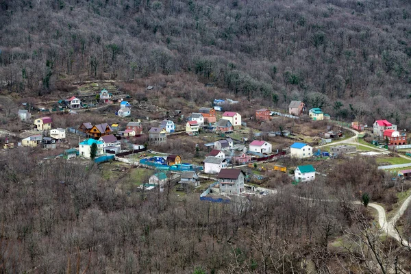 Cottage settlement near village Dederkoy of Tuapse district. Russia