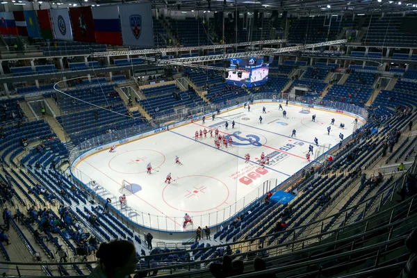 VTB Ice Palace venue of 2016 IIHF World Championship. Moscow