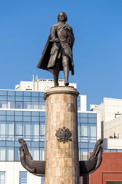 Monument to Peter the Great. Lipetsk. Russia
