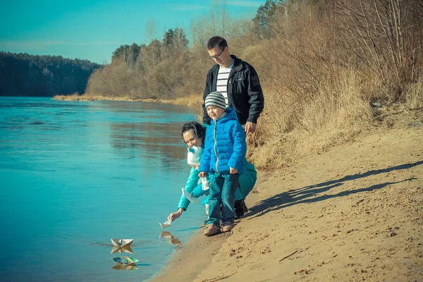 Family admits paper crafts on water