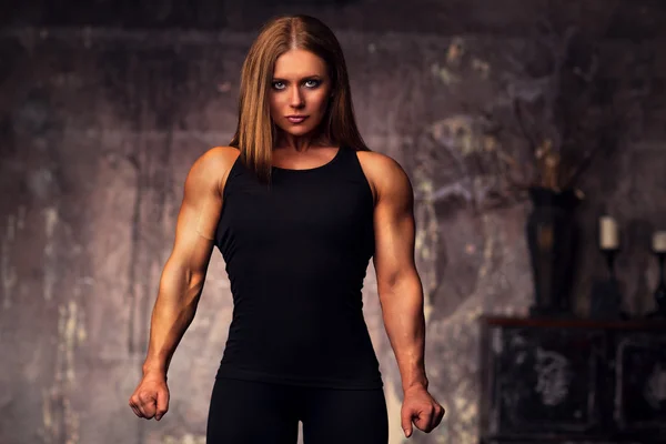 Woman bodybuilder
