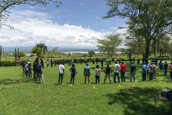 Coaching  training to hotel staff about Lake Nakuru