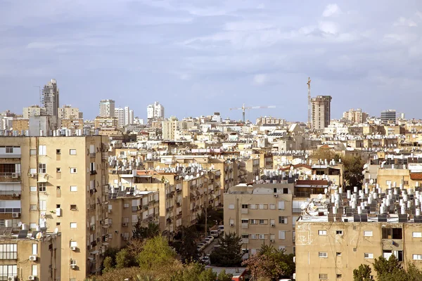 View on the rooftops of houses in Bat Yam